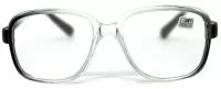 Недорогие очки для чтения с диоптриями корригирующие (+1.75), бабушка-дедушка, линзы пластик, цвет серый, РЦ 62-64