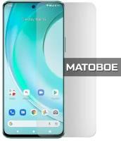 Стекло защитное гибридное матовое Krutoff для Wiko T50