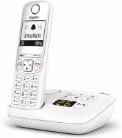 Радиотелефон DECT Gigaset A690A White / телефон домашний беспроводной