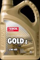 Масло моторное TEBOIL GOLD L 5W-40 канистра 4Л