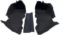 Обивка (обшивка) арки багажника (Формованная) из ворса для ВАЗ 2112 из 3 частей