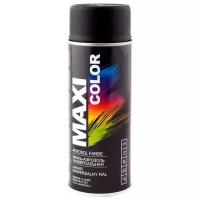 MAXI COLOR 9005MMX Эмаь-аэрозоь RAL9005 черная матовая 0,4 Maxi Color 9005mMX