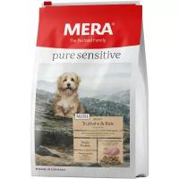 Сухой корм для собак Mera Pure Sensitive Mini Adult Truthahn&Reis с индейкой и рисом (для мелких и карликовых пород)