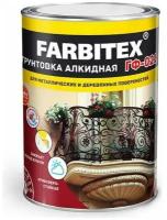 Грунтовка ГФ-021 FARBITEX (Артикул: 4300002142; Цвет: Красно-коричневый; Фасовка = 20 кг)