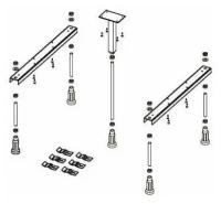 Ножки для поддона Riho Basel 402/412 POOTSET62