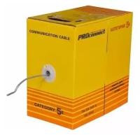 Кабель витая пара F/UTP 4х2х24AWG кат.5E solid CCA PVC сер. (м) PROCONNECT 01-0142-3