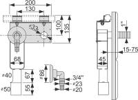 Монтажный комплект Tece 9020036 для стиральной машины