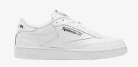 Кроссовки Reebok Club C 85, демисезон/лето, повседневные, размер 8,5 US, белый