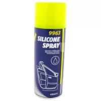 Смазка силиконовая водоотталкивающая Silicone Spray Antistatisch 450мл, Mannol 9963