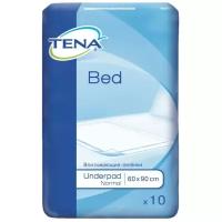 Пеленки TENA Bed Normal впитывающие, 60 х 90 см, 10 шт