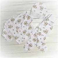 Комплект одежды для новорожденных DOMI&NIK 3в1(ползунки, распашонка, шапочка)