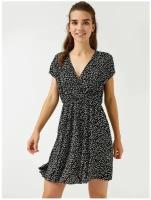 Платье KOTON WOMEN, 1YAK83982EK, цвет: BLACK DESIGN, размер: XL