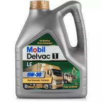 Mobil Масло Моторное 5w-30 (4l) Mobil Delvac 1 Le 5w-30, Синтетика // Acea E9/E7/E6; Api Cj-4/Sn; Jaso Dh-2; Caterpillar Ecf-