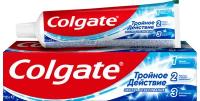 Зубная паста Colgate Тройное действие Экстра отбеливание