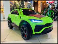 Электромобиль детский Lamborghini Urus SMT-666 зеленый полноприводный 4WD