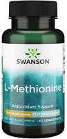 Swanson L-Methionine Featuring Ajipure (L-метионин - содержит AjiPure) 500 мг 60 вег капсул