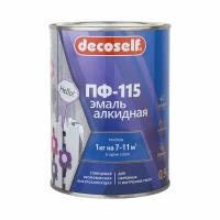 Пуфас Эмаль ПФ-115 серая Decoself (0,9кг=0,67л)