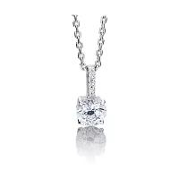 PLATINA jewelry Золотая подвеска с вставками Swarovski 03-0433-00-501-1120-38