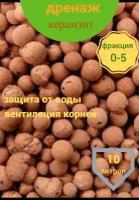 керамзитовый дренаж агротехнический грунт мелкий фракция 0-5 обьем 10литров