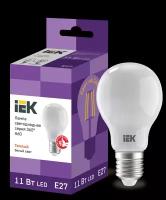 Лампа светодиодная IEK ECO шар 3000K, E27, A60
