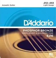 Струны для акустической гитары D'Addario ej16