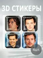 3D наклейка на телефон, Набор объемных наклеек - Гарри Стайлс One Direction