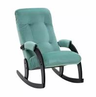 Кресло-качалка. Модель 67 (Венге / ткань V 43)