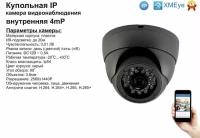 DVS300IP4MP. Внутренняя IP камера 4мП с ИК до 20м