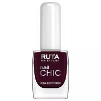 Лак для ногтей Ruta Nail Chic, тон 46, тёмный изюм