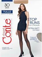 Колготки Conte elegant Tulle, 30 den, размер 4, серый