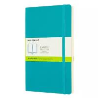 Блокнот Moleskine Classic Soft Large 130x210, 96 листов 1056565QP618B35, голубой, цвет бумаги бежевый