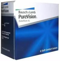 Контактные линзы Bausch & Lomb PureVision, 6 шт., R 8,6, D -1,5