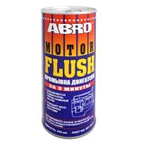 Промывка масляной системы ABRO Motor Flush, 3-минутная, для бензиновых и дизельных двигателей, банка 443мл, арт. MF-390