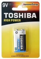 Батарейка солевая Toshiba 6LR61/1BL 1 штука