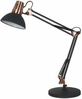 Настольная лампа Camelion KD-431A C62 черный + медь Berlin, 1х E27, 40Вт, 230В, металл)