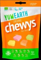 Органические жевательные Конфеты YumEarth Organic CHEWYS Fruit Chews, без глютена и без аллергенов, только натуральные ингредиенты, веган, Ассорти, 30 конфет