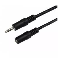 Удлинитель Perfeo mini jack 3.5 mm - mini jack 3.5 mm (J220), 2 м, черный