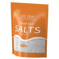 Dr. Sea Натуральная соль Мертвого моря обогащенная экстрактом апельсина, 500гр