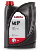 Моторное масло Patron 5W30 MS-F ORIGINAL синтетическое 1л