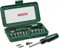 Набор инструментов BOSCH 2.607.019.504, 46 предм, зеленый