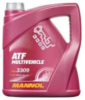 8218 ATF Multivehicle JWS 3309, 4L, 82184, масло синтетическое, Mannol