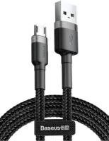 Кабель Baseus Carfule USB- Micro 1.5A 2m Серый + Черный (CAMKLF-CG1)