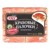 Vici Крабовые палочки с мясом натурального краба замороженные 200 г