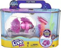 Little Live Pets Интерактивная рыбка Little Live Pets с аквариумом Lil' Dippers Neon Эксклюзивная рыбка 26283