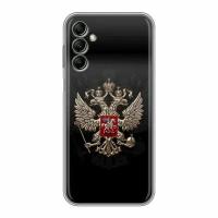 Дизайнерский силиконовый чехол для Самсунг Гэлакси А14 / Samsung Galaxy A14 Герб России