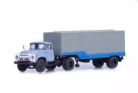 Zil 130B1 early facing with ODAZ-794 semi-trailer (ussr russian) | зил 130В1 ранняя облицовка с полуприцепом ОДАЗ-794