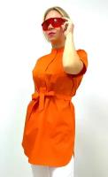 Медицинская одежда MI TESORO UNIFORM Медицинская туника «Магнолия» оранжевая