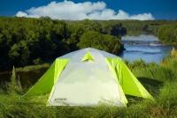 Палатка трекинговая двухместная ATEMI BAIKAL 2 CX, серый/зеленый