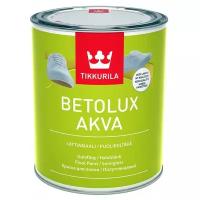 Краска полиуретановая Tikkurila Betolux Akva влагостойкая моющаяся полуглянцевая бесцветный 0.9 л