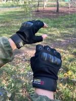 Тактические перчатки без пальцев TACTICAL GLOVES размер XXL/ велосипедные перчатки /военные перчатки/защитные/велоперчатки/мотоперчатки